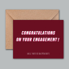 Gift Greeting Card - Engagement