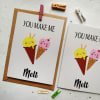 Greeting Card - You Make Me Melt - Single Piece Online