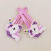 Hair Clips - Unicorn Charm - Set Of 2 Online