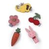 Hair Clips - Vegetables - Suede - Colourful - Set Of 5 Online