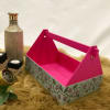 Buy Hamper Basket - Pichwai Garnet Green