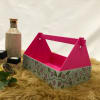 Hamper Basket - Pichwai Garnet Green Online