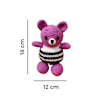 Gift Handmade Crochet Purple Teddy Soft Toy - Single Piece