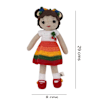 Buy Handmade Crochet Rainbow Doll Soft Toy - Single Piece
