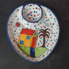 Handpainted Ceramic Chip And Dip Platter - Oval - Single Piece Online