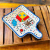 Gift Handpainted Ceramic Platter - Pan - Single Piece