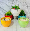 Gift Hanging Planter - Half Ring - White - Single Piece