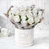 Heavenly 25 White Roses Hand Tied Online