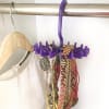 Gift Jewellery Hanger And Organizer - Round - Plastic - Purple - Set Of 2