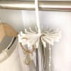 Jewellery Hanger And Organizer - Round - Plastic - White - Set Of 2 Online