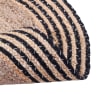 Gift Jute Rug - Beige And Black - Single Piece