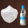 KN95 Face Mask And Hand Sanitizer Gel Combo - Set Of 5 Masks Online