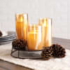 LED Candle - Moving Wick - Amber Gold - Single Piece Online