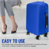 Buy Luggage Cover / Suitcase Cover- Plain Blue - Small