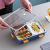 Lunch Box - Stainless Steel - 6 Locks - Assorted - Single Piece Online