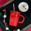 Shop Merry Christmas Mug With Straw - Assorted - Single Piece