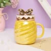 Gift Mettalic Mug With Bow Lid - Assorted - Single Piece