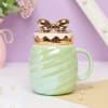 Shop Mettalic Mug With Bow Lid - Assorted - Single Piece