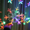 Gift Multi-coloured Snowflake LED String Light - Assorted - Single Piece