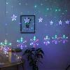 Multi-coloured Snowflake LED String Light - Assorted - Single Piece Online