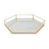 Gift Multipurpose Organizer Tray - Hexagon - Glass - Single Piece