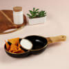 Buy Munch Away Chip N Dip Platter- Black