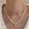 Necklace - Layered Choker - Pearls - Single Piece - Juju Joy Online