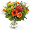 Orange mixed bouquet, excl. vase Online