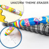 Buy Pencil Shaped Unicorn Eraser - Assorted - Single Piece