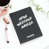 Shop Personalized Apna Weekend Aayega Notebook