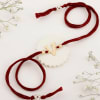 Gift Personalized Initial Rakhi - V