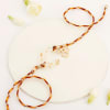 Gift Personalized Resin Initial Rakhi - C