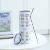 Gift Personalized Stainless Steel Tumbler With Straw