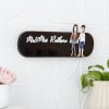 Gift Personalized Wooden Keyholder With Caricature