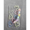 Phone Case With Wrist Strap Chain - Big Hearts - Multicolor - Single Piece Online