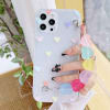 Phone Case With Wrist Strap Chain - Hearts - Multicolor - Single Piece Online