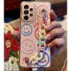 Phone case With Wrist Strap Chain - Smile - Multicolor - Single Piece Online