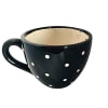 Gift Planter - Dotted Cup - Black - Single Piece