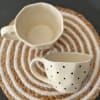 Gift Polka Dot Ceramic Mug - Assorted - Single Piece