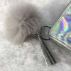 Pompom Keychain - Grey Online