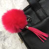 Pompom Keychain - Hot Pink Online