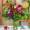 Purple-red florist's fantasy bouquet Online