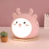 Reindeer Shaped LED Lamp - USB Powered - Pink - Single Piece Online