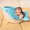 Buy Resin Baby On Whale Pot - Assorted - Single Piece