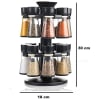 Buy Revolving Spice Rack - Plastic - Set Of 12