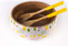 Shop Salad Bowl And Server Set - Wooden - Confetti White