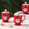 Gift Santa Claus Mug With Stirer - Assorted - Single Piece