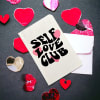 Gift Self Love Club Notebook - Assorted - Single Piece