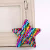 Sequin Keychain - Rainbow Star Online