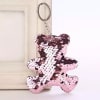 Sequin Keychain - Rose Gold Bear Online